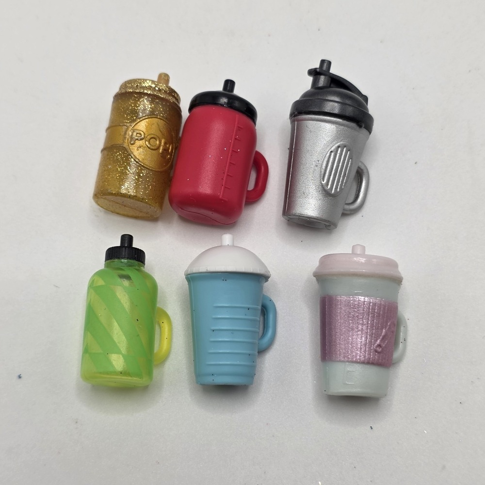 LOL Surprise Doll Cup Bottle Accessory Lot of 6 MGA Replacement Drink Cups